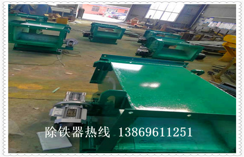 管道式永磁自卸式除鐵器，青海管道式永磁自動除鐵器方案_遠(yuǎn)力青海管道式永磁自動除鐵器方案應(yīng)用安裝示意圖型12000高斯_可定制工作原理