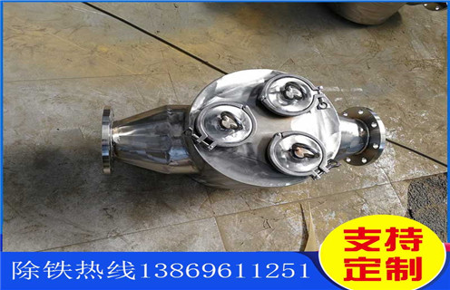 甘肅管道除鐵器，甘肅管道除鐵器工作原理視頻_甘肅管道除鐵器工作原理視頻應(yīng)用安裝示意圖型12000高斯_可定制工作原理