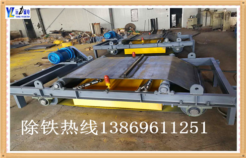 帶式除鐵器，遼寧帶式除鐵器布置_強(qiáng)磁遼寧帶式除鐵器布置工作原理構(gòu)造選型_廠家 